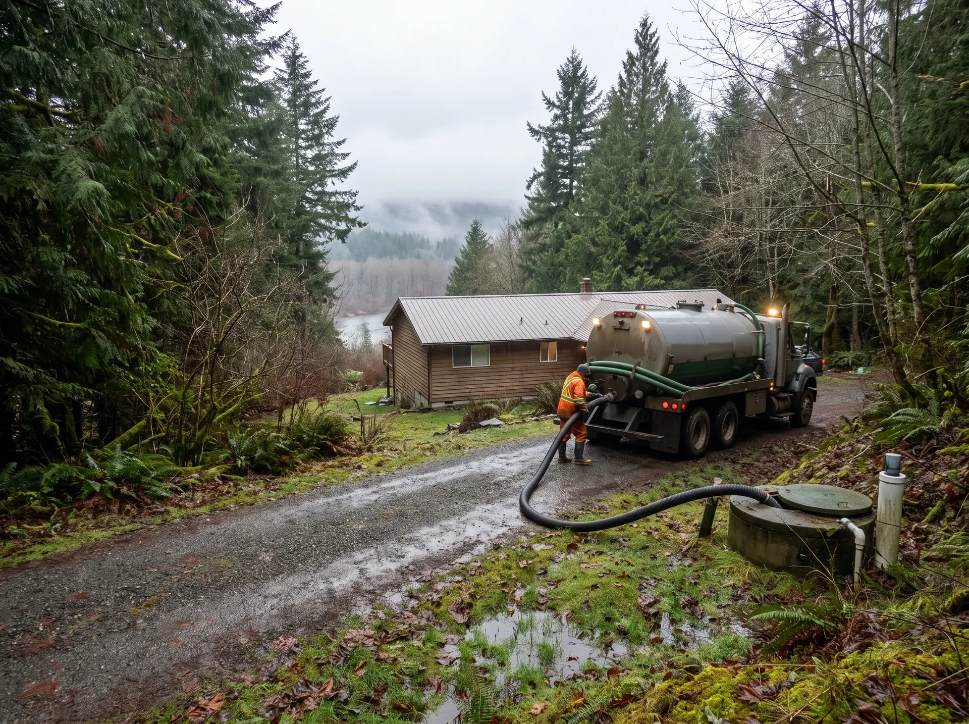 Rural property up the Mount Baker Highway near Deming
